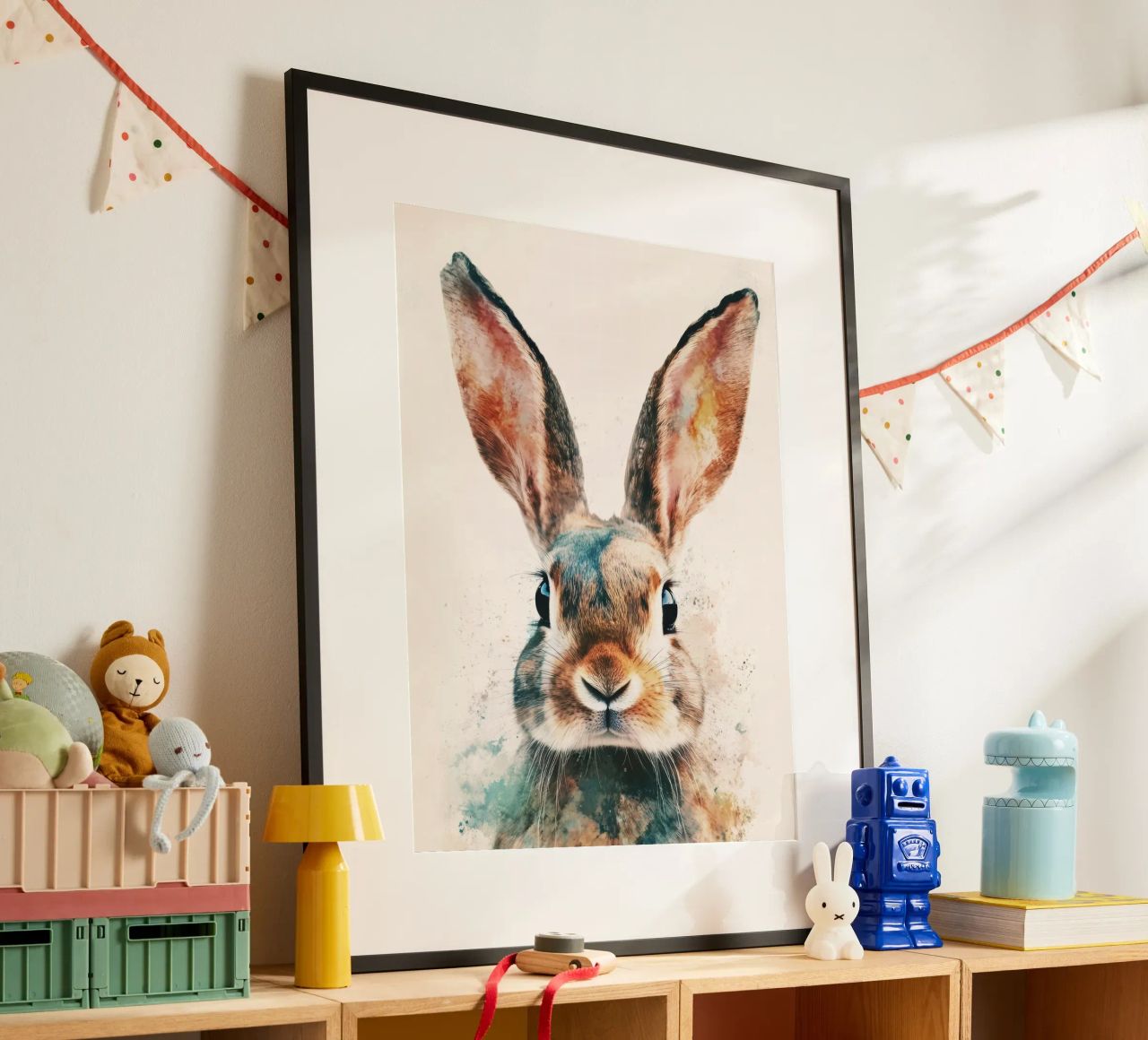 Kaninchen für Kinderzimmer Poster von Imagine