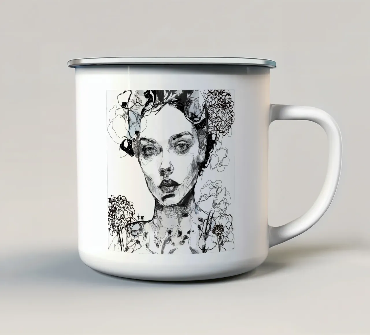 just for you tazza in smalto da Giulio Iurissevich