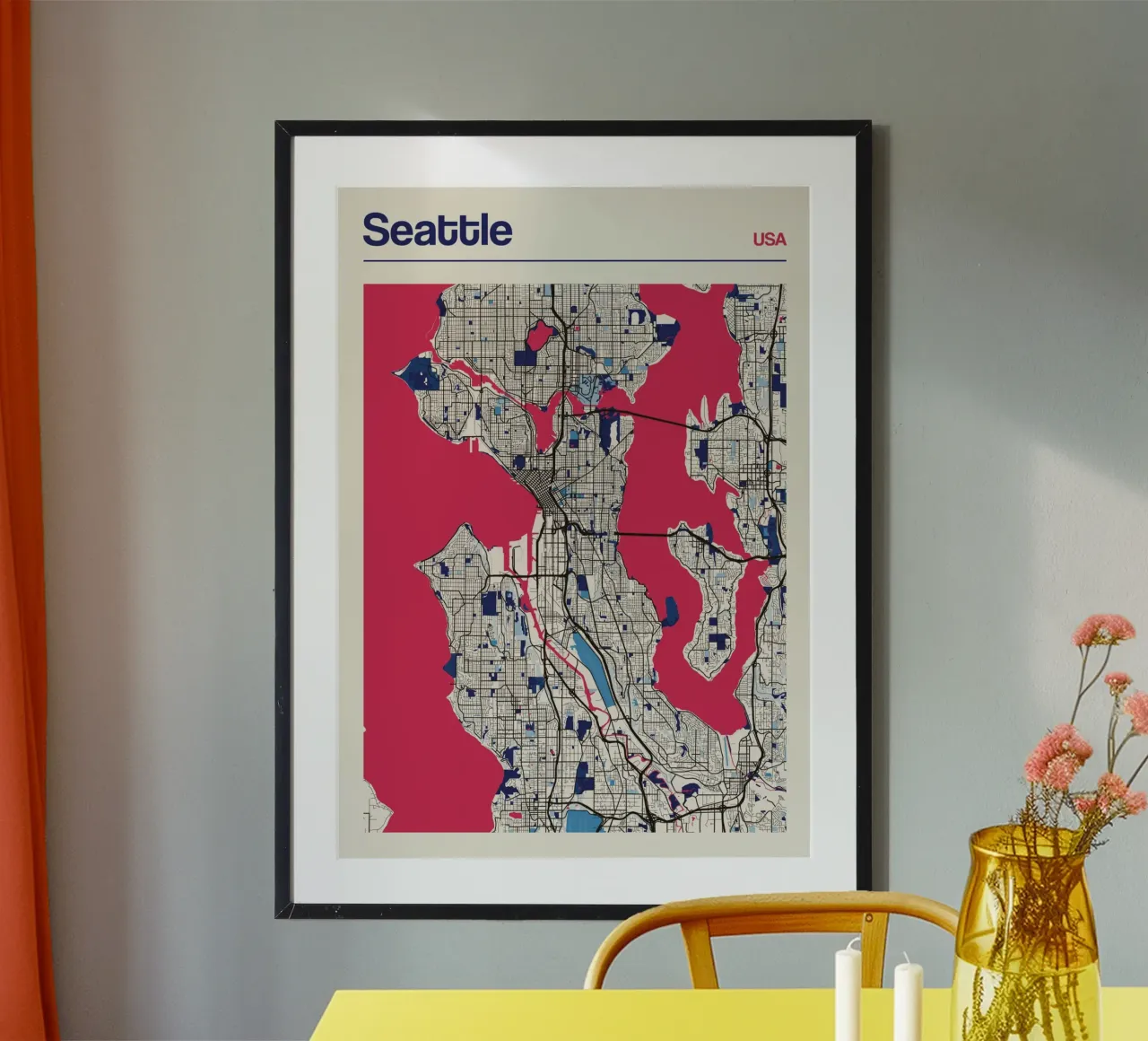 Seattle Bold poster da MOOODZART