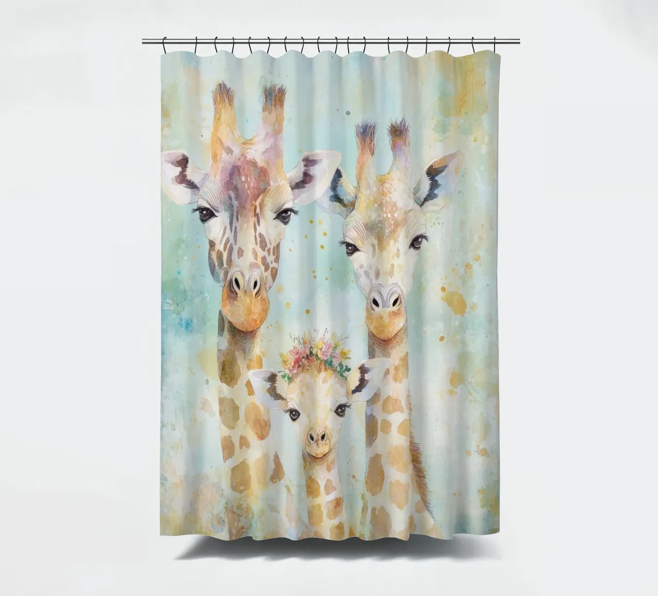 Giraffa per la camera dei bambini tenda da doccia da Imagine