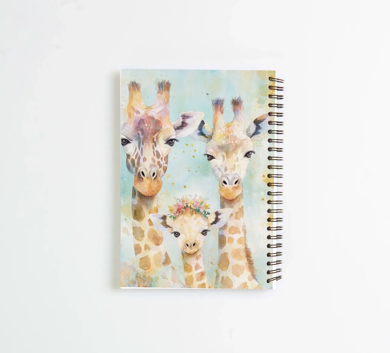 Giraffe for children's room spiral notebook by Imagine
