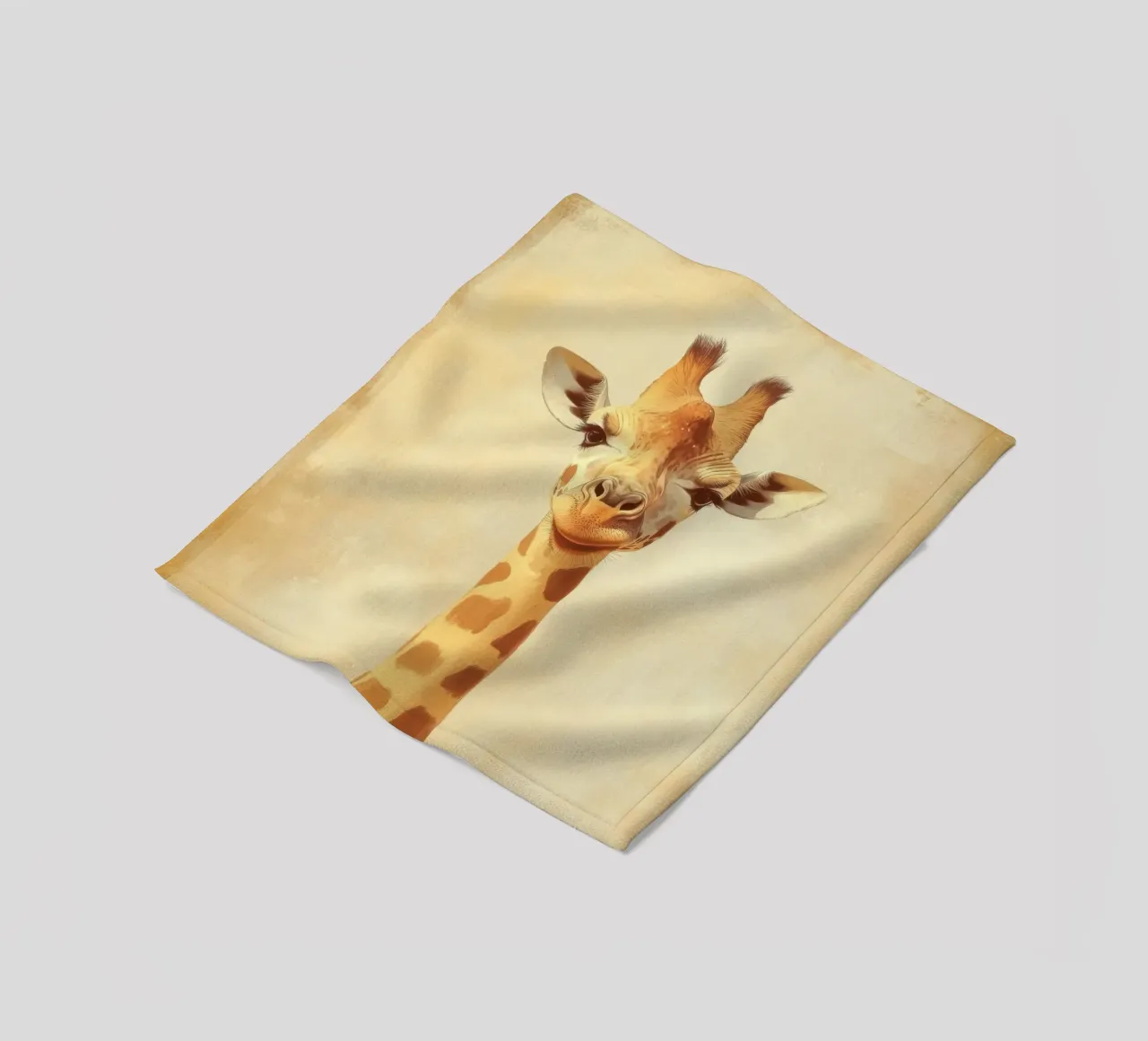 Giraffa per la camera dei bambini coperta in pile da Imagine