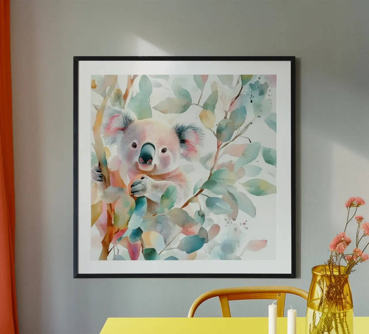Koala per l'asilo nido carta hahnemühle da Imagine