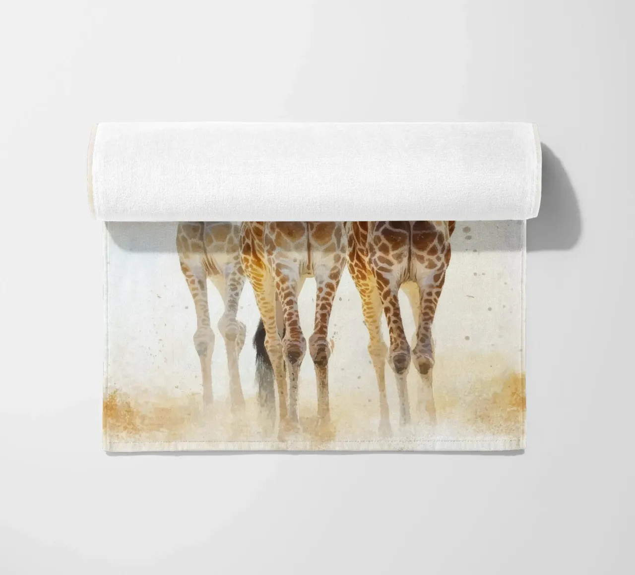 Giraffa per la camera dei bambini telo mare da Imagine