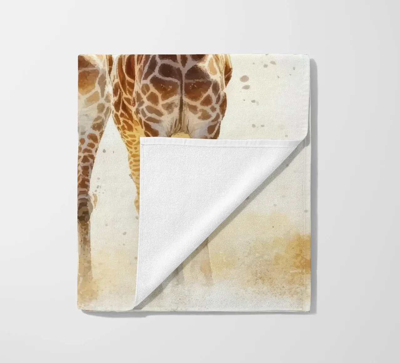 Giraffa per la camera dei bambini telo mare da Imagine
