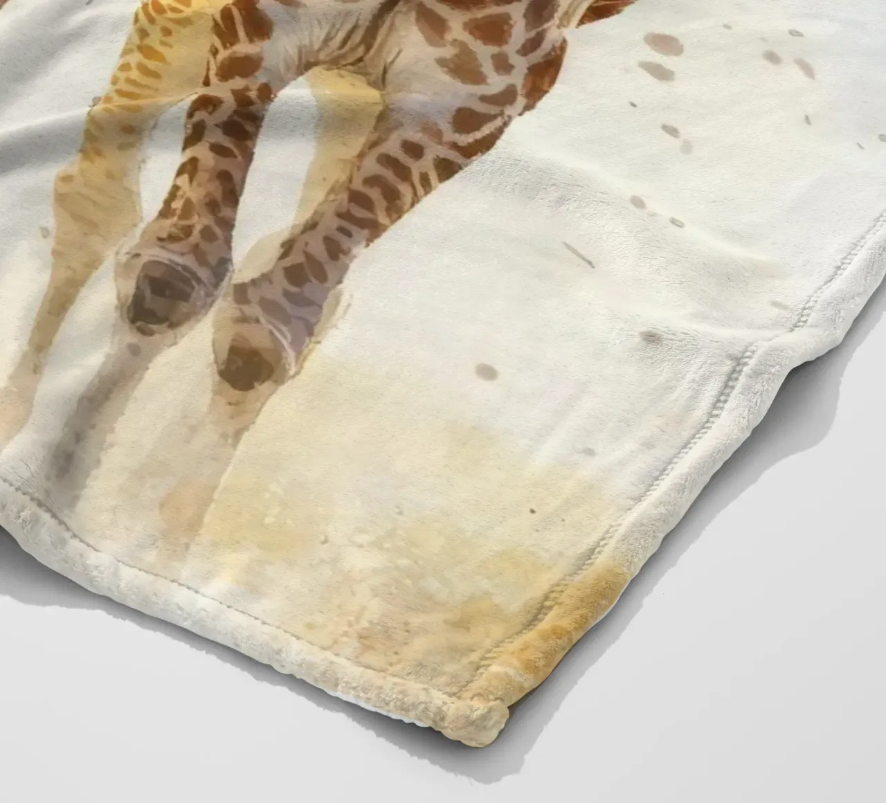 Giraffa per la camera dei bambini coperta in pile da Imagine