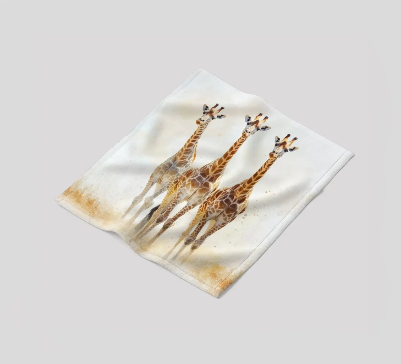 Giraffa per la camera dei bambini coperta in pile da Imagine