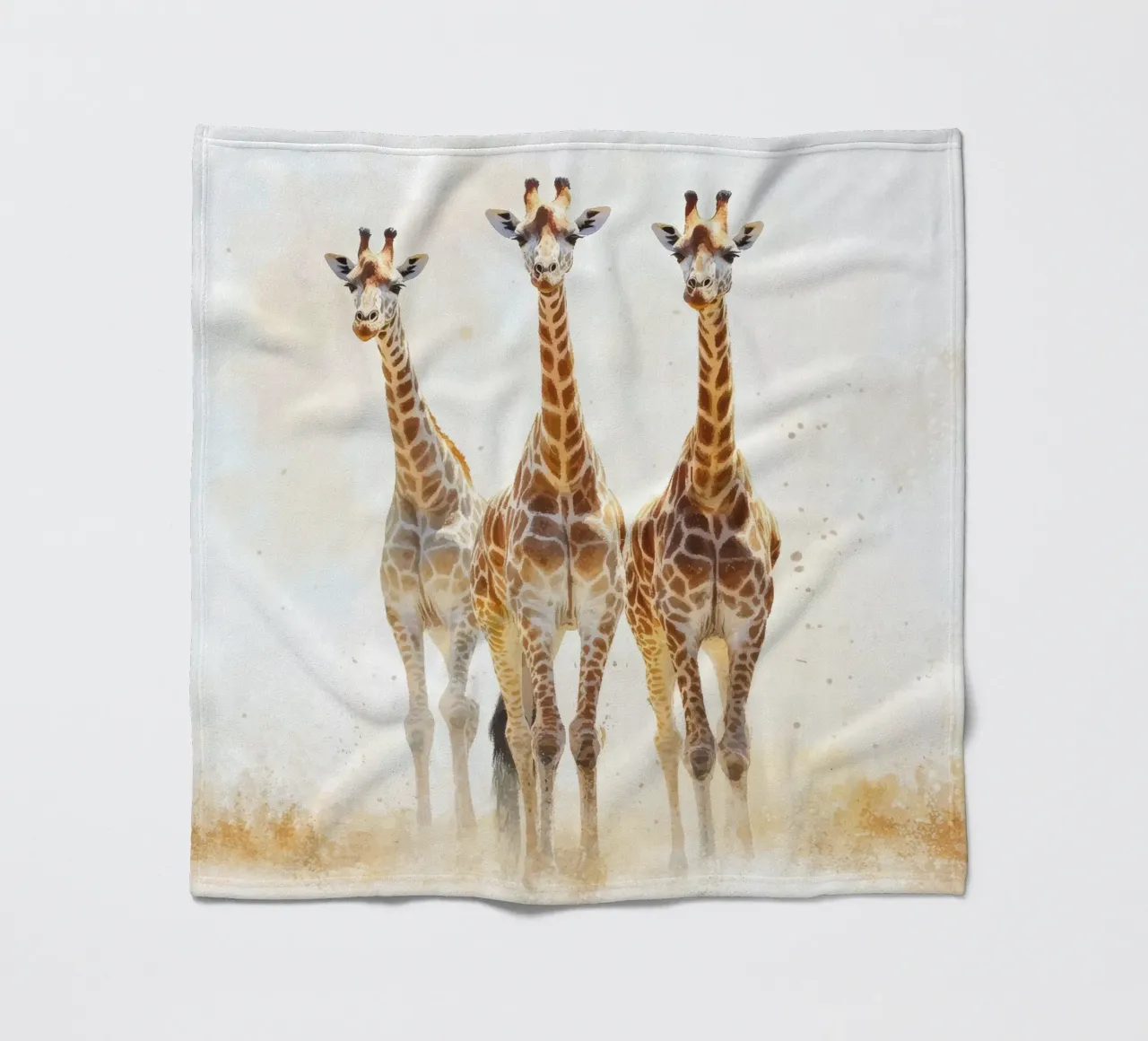 Giraffa per la camera dei bambini coperta in pile da Imagine