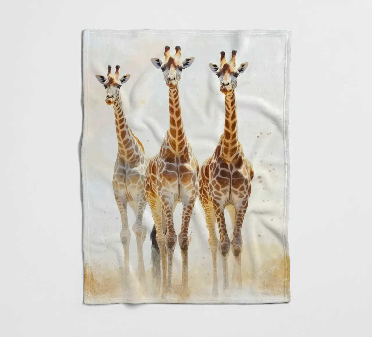 Giraffa per la camera dei bambini coperta in pile da Imagine