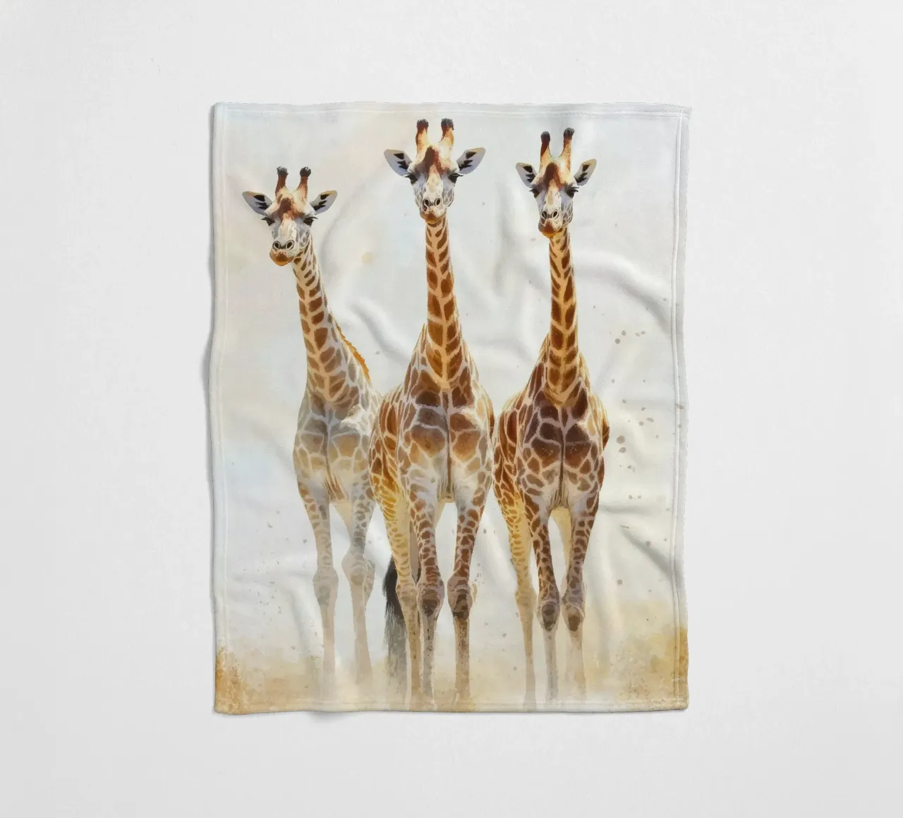 Giraffa per la camera dei bambini coperta in pile da Imagine