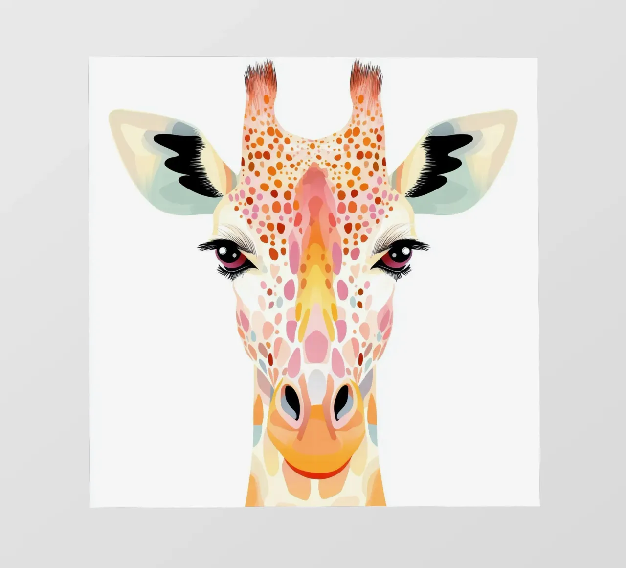 Giraffa per la camera dei bambini telo in pvc da Imagine