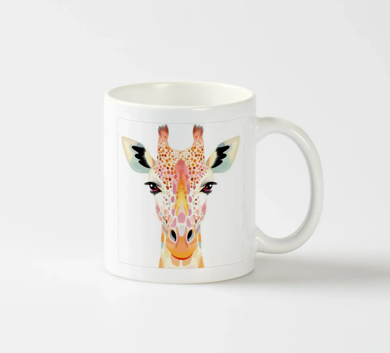 Giraffa per la camera dei bambini tazza in ceramica da Imagine