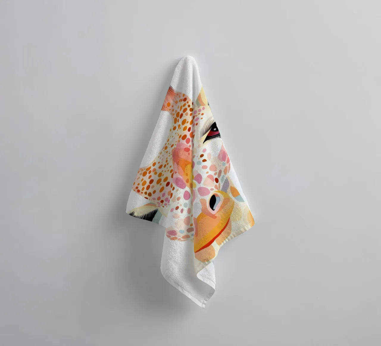 Giraffa per la camera dei bambini asciugamano da bagno da Imagine