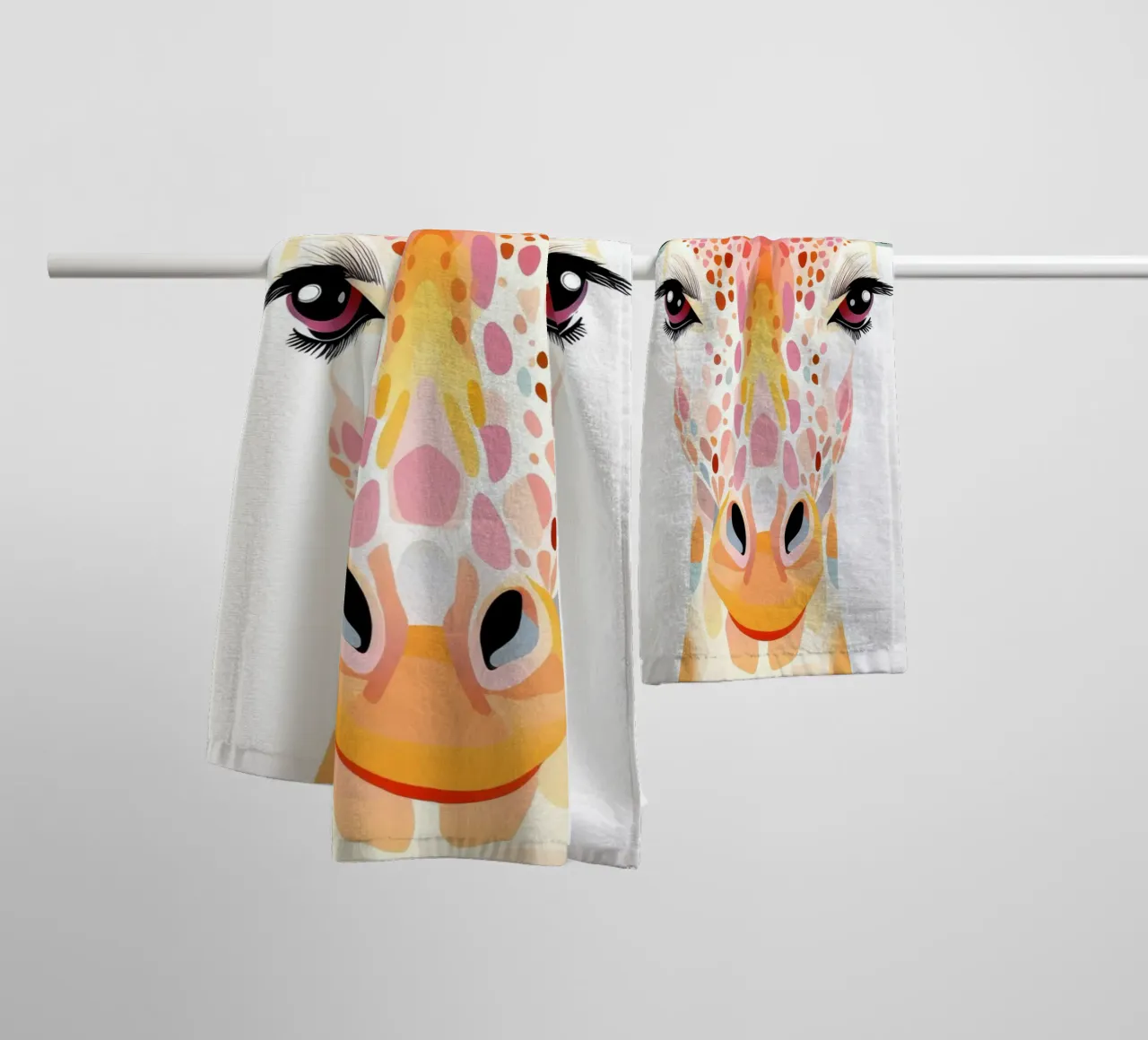 Giraffa per la camera dei bambini asciugamano da bagno da Imagine