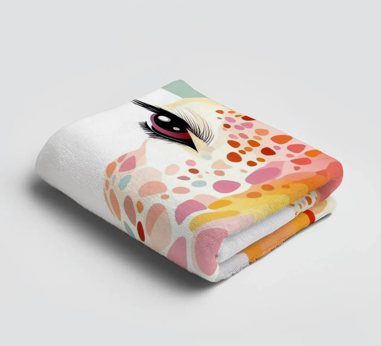 Giraffa per la camera dei bambini asciugamano da bagno da Imagine