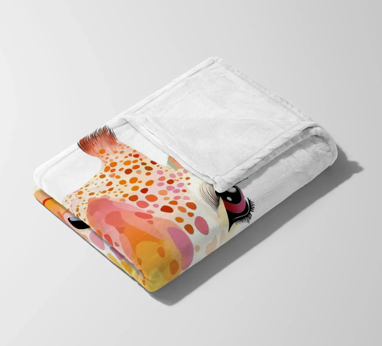Giraffa per la camera dei bambini coperta in pile da Imagine