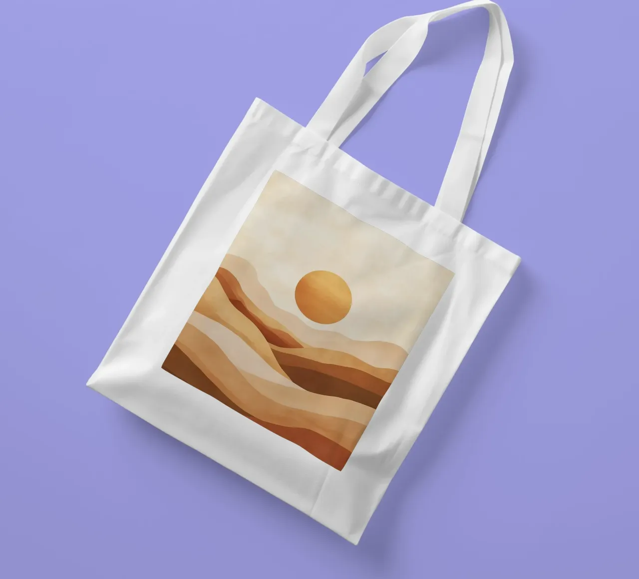 Paesaggio desertico borsa in juta da DWA