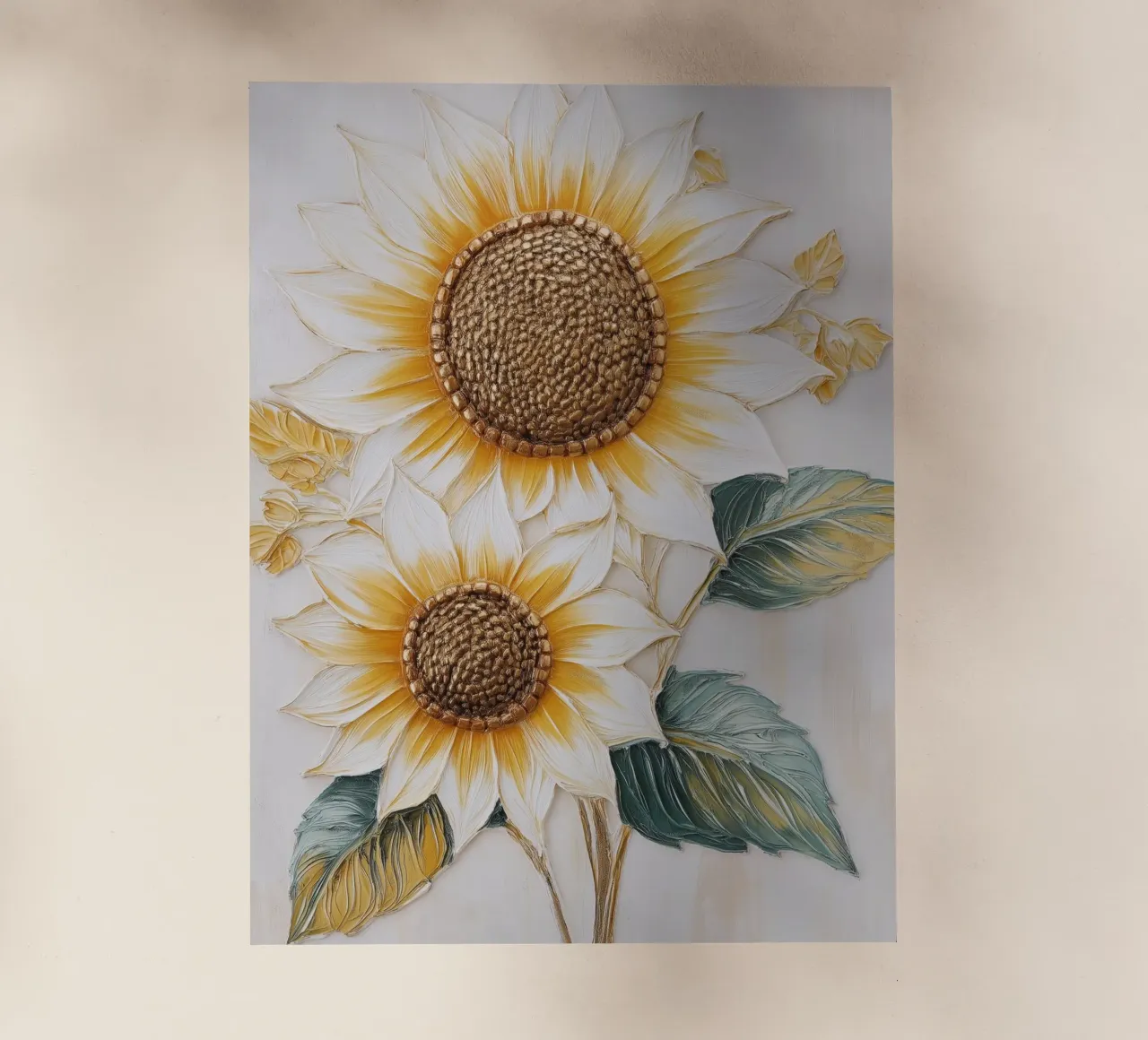 Girasoli pellicola backlit da Imagine