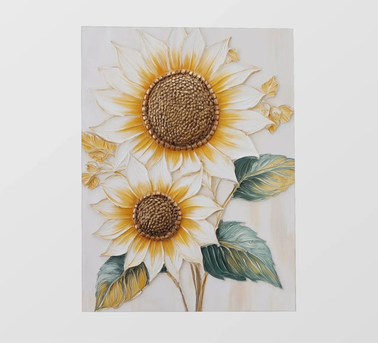 Girasoli pellicola backlit da Imagine