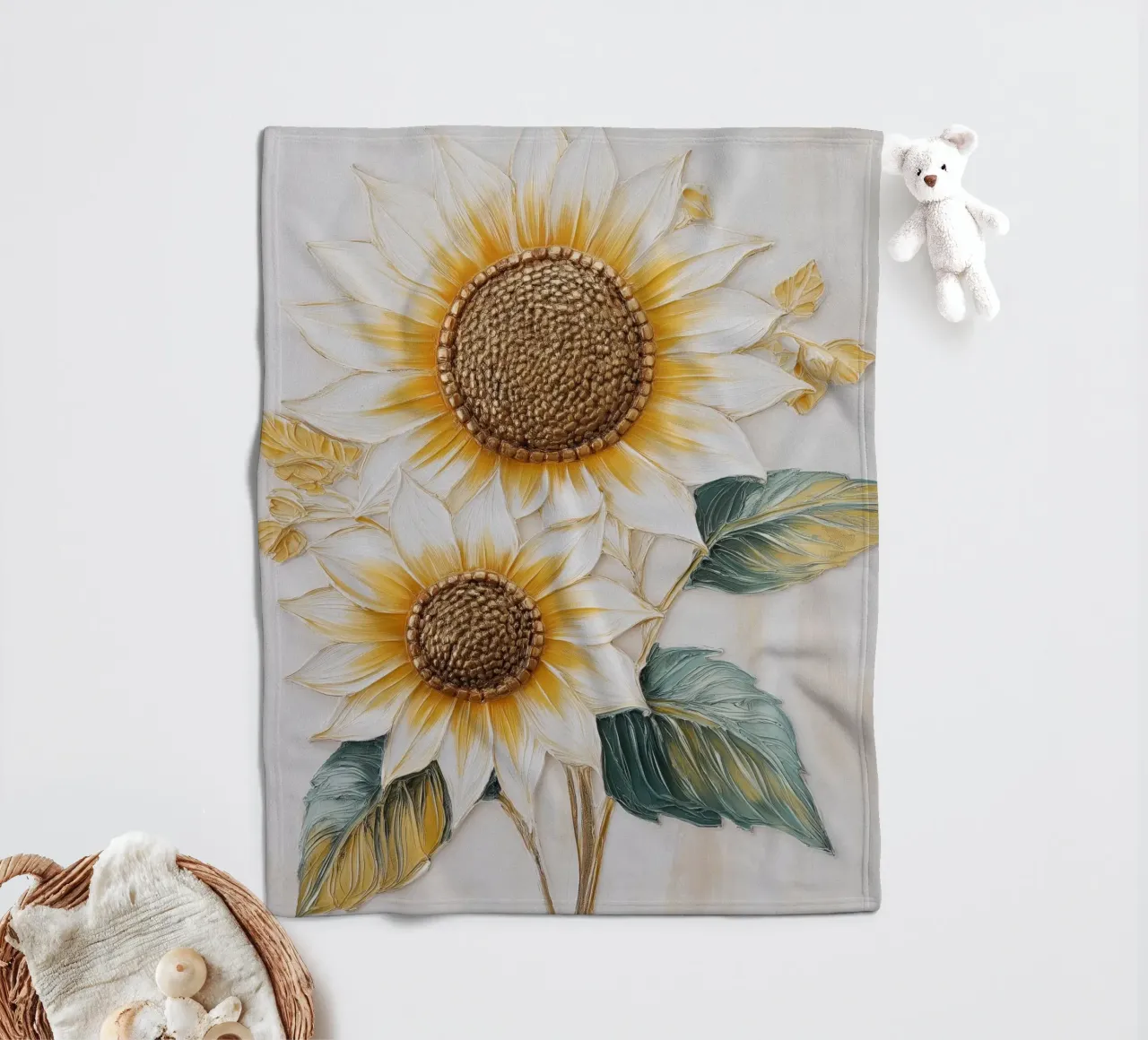 Girasoli coperta in pile da Imagine