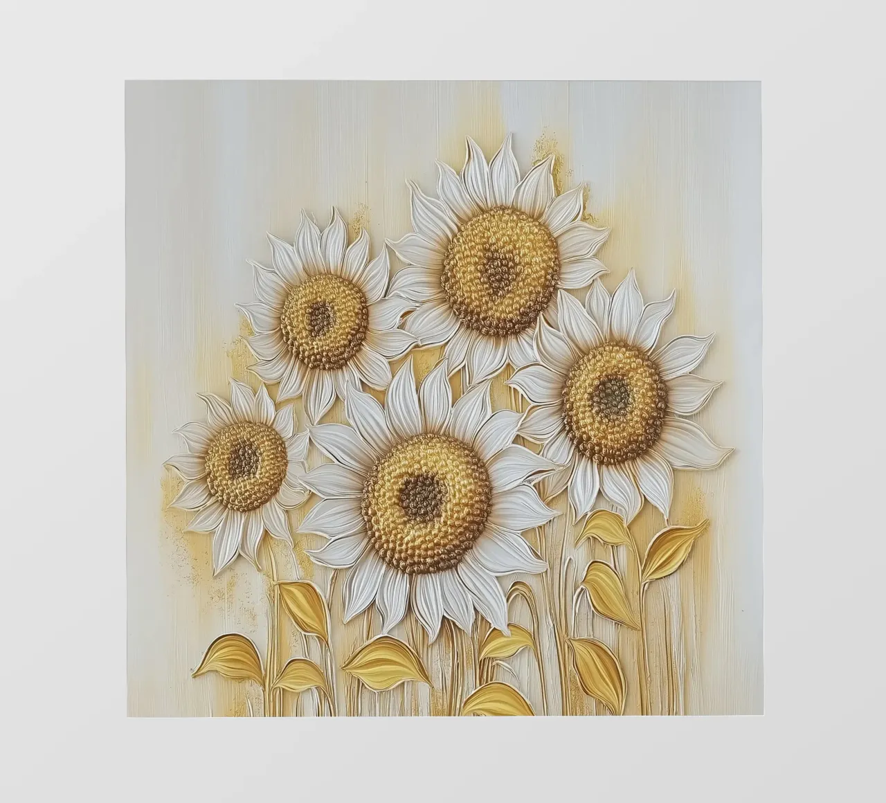 Girasoli oro pellicola backlit da Imagine