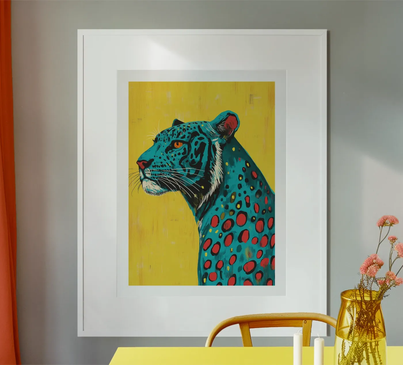 Blauer Panther Poster von DWA