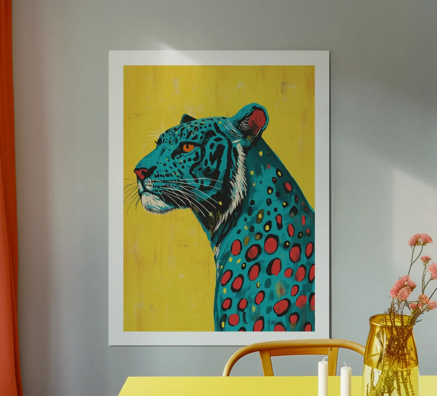 Blauer Panther Poster von DWA