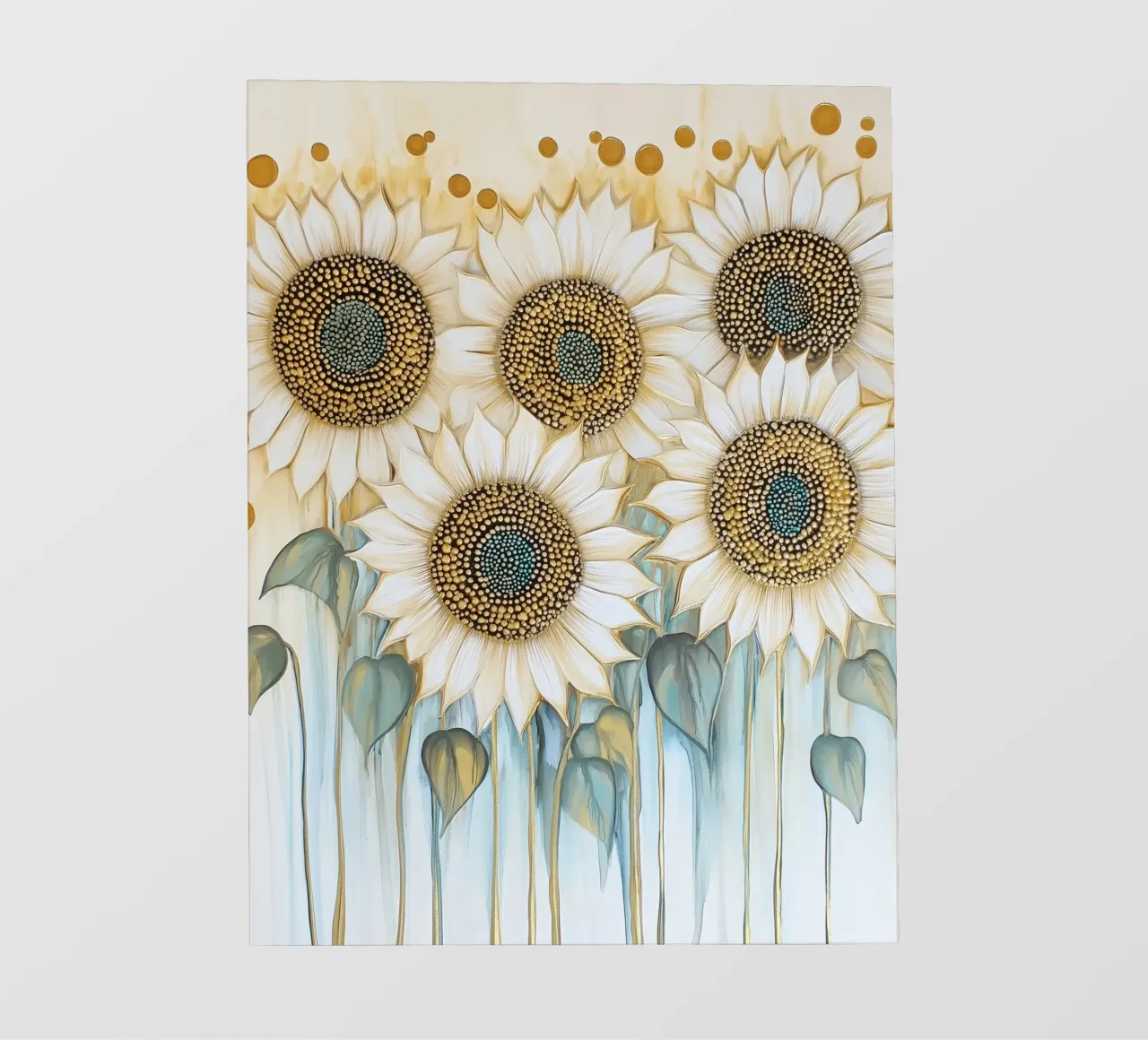 Girasoli pellicola backlit da Imagine