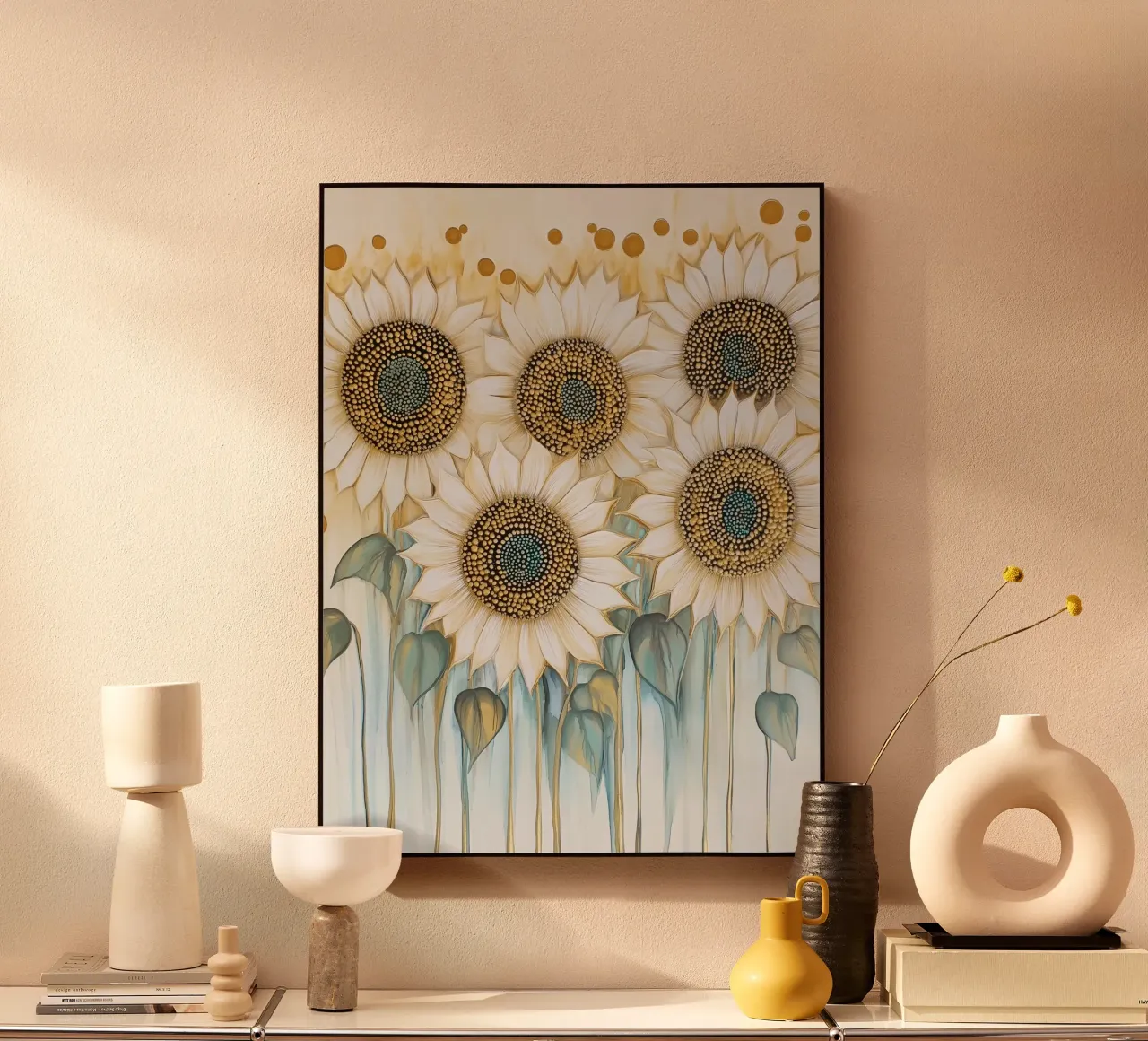 Sonnenblumen Forex-Platte von Imagine