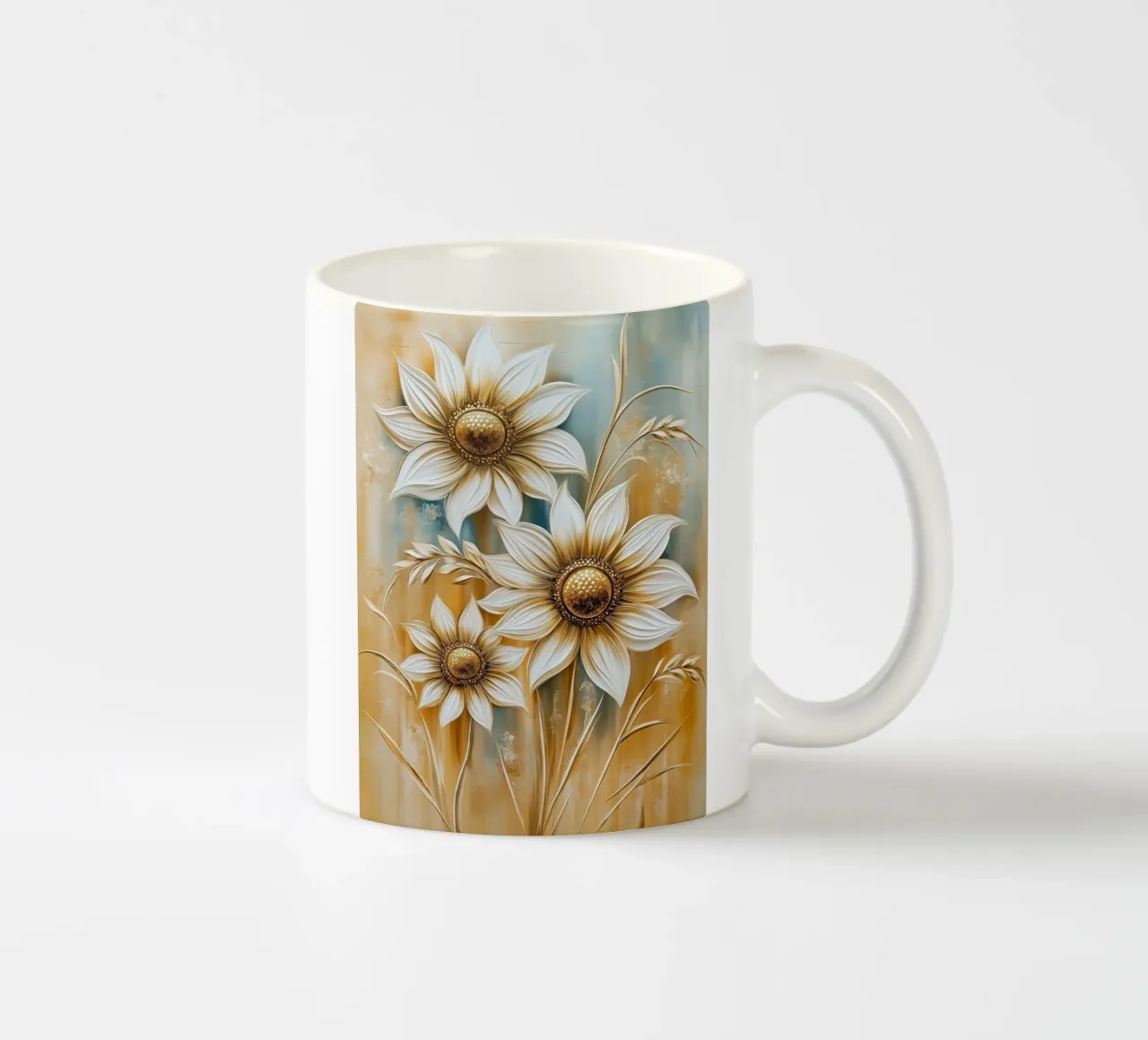 Girasoli oro tazza in ceramica da Imagine