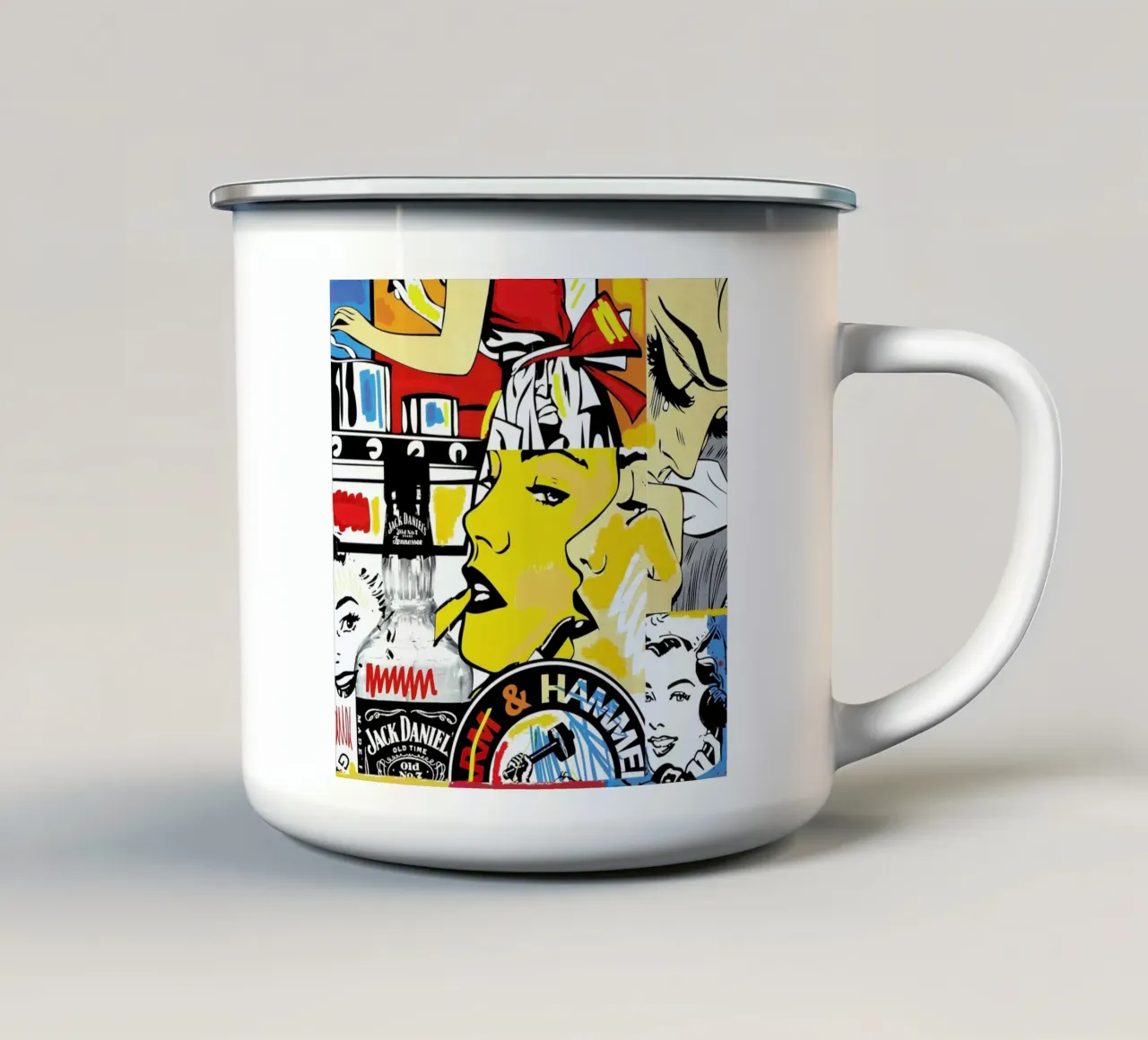 Anxiety tazza in smalto da JRuggs