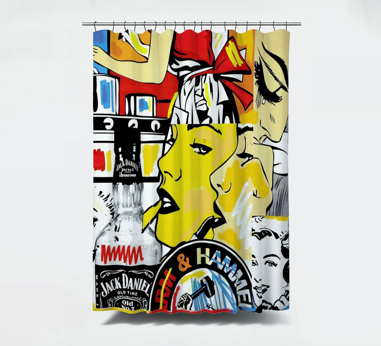 Anxiety shower curtain by JRuggs
