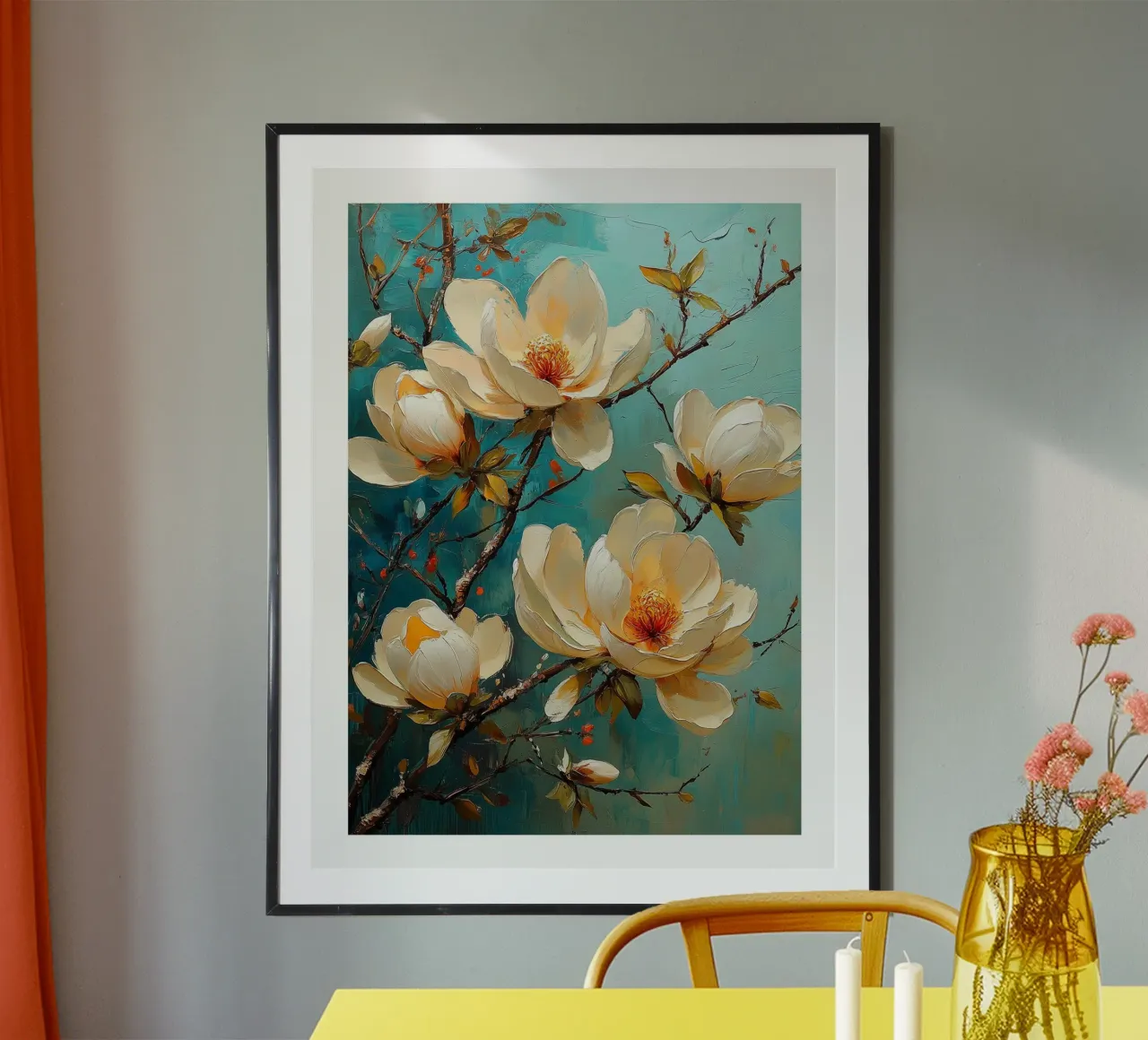 Fiori di magnolia poster da DWA
