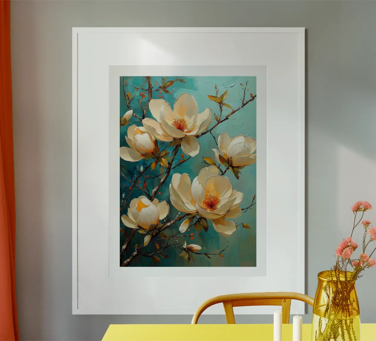 Fiori di magnolia poster da DWA