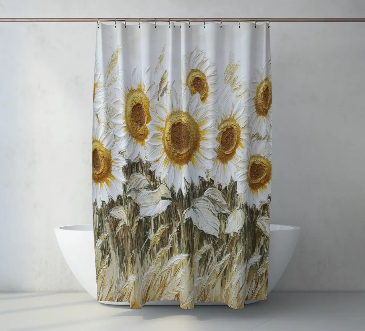 Sonnenblumen Duschvorhang von Imagine