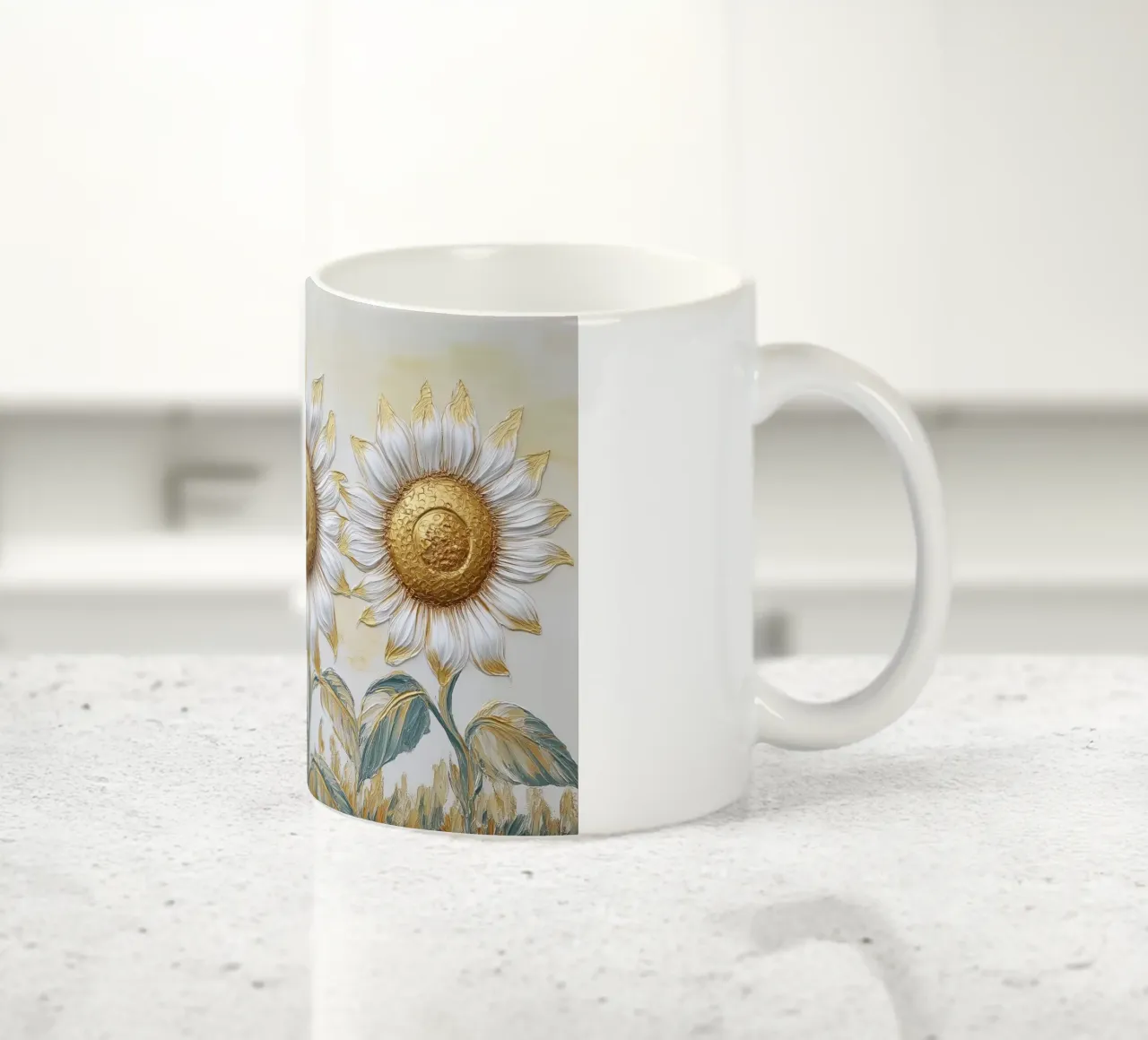 Girasoli, astratto tazza in ceramica da Imagine