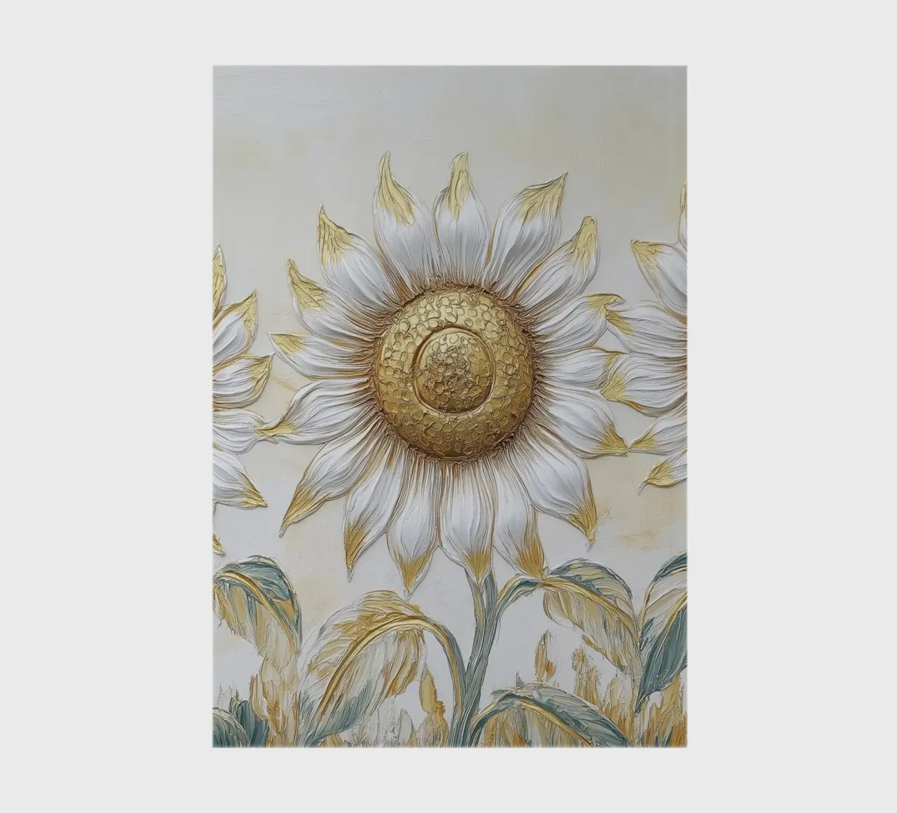Sunflowers, abstract notebook by Imagine