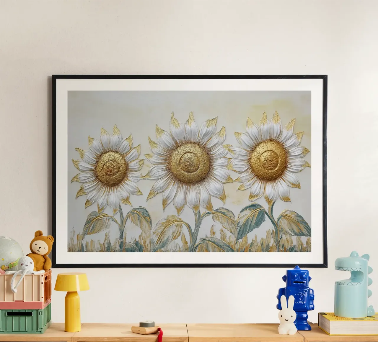 Girasoli, astratto poster da Imagine