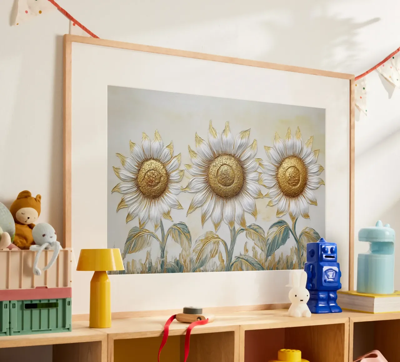 Girasoli, astratto poster da Imagine