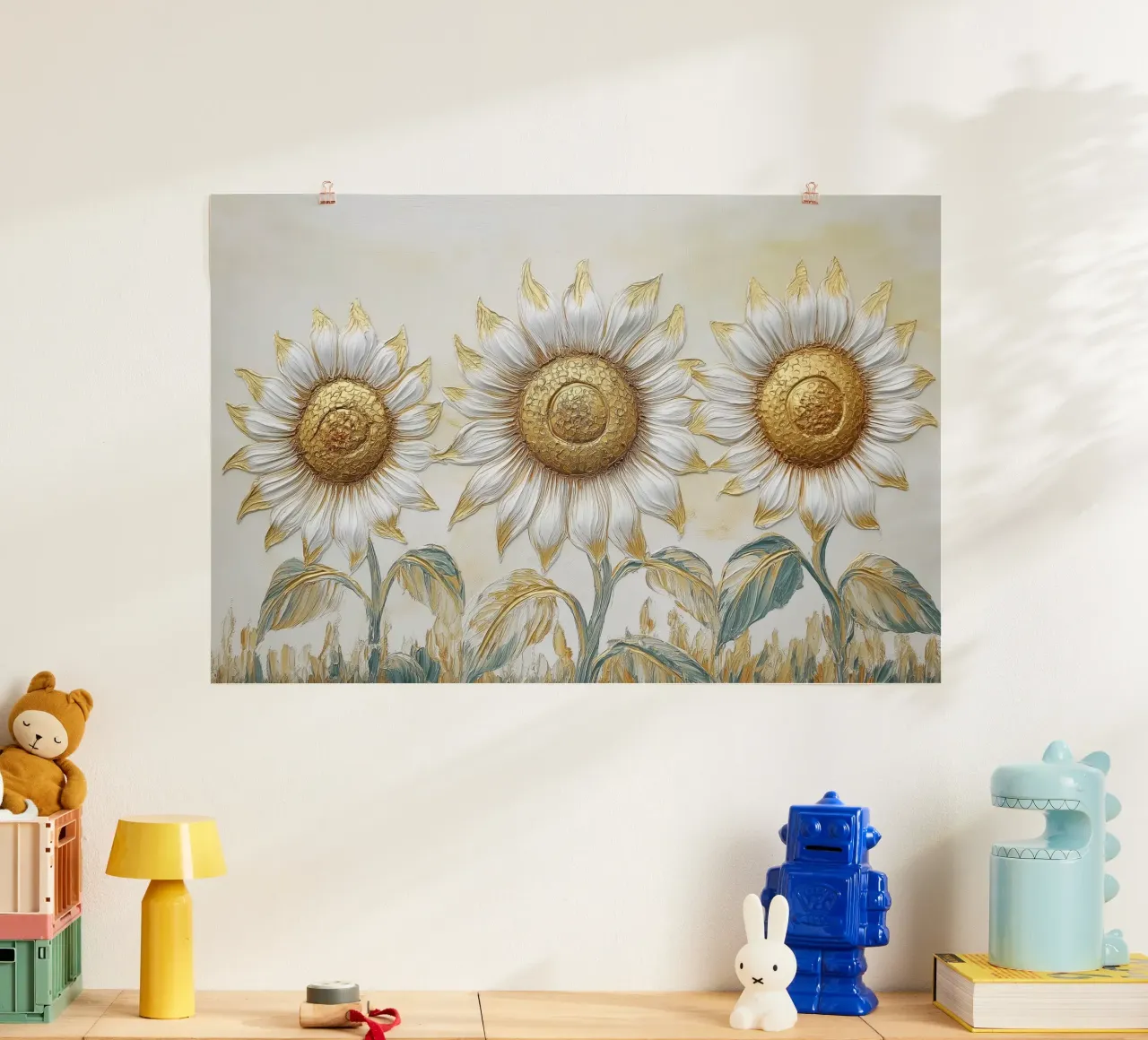Girasoli, astratto poster da Imagine