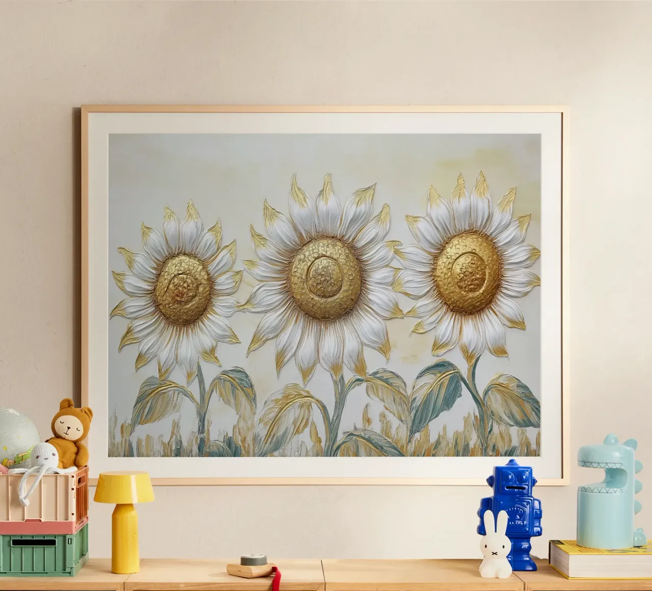 Girasoli, astratto poster da Imagine
