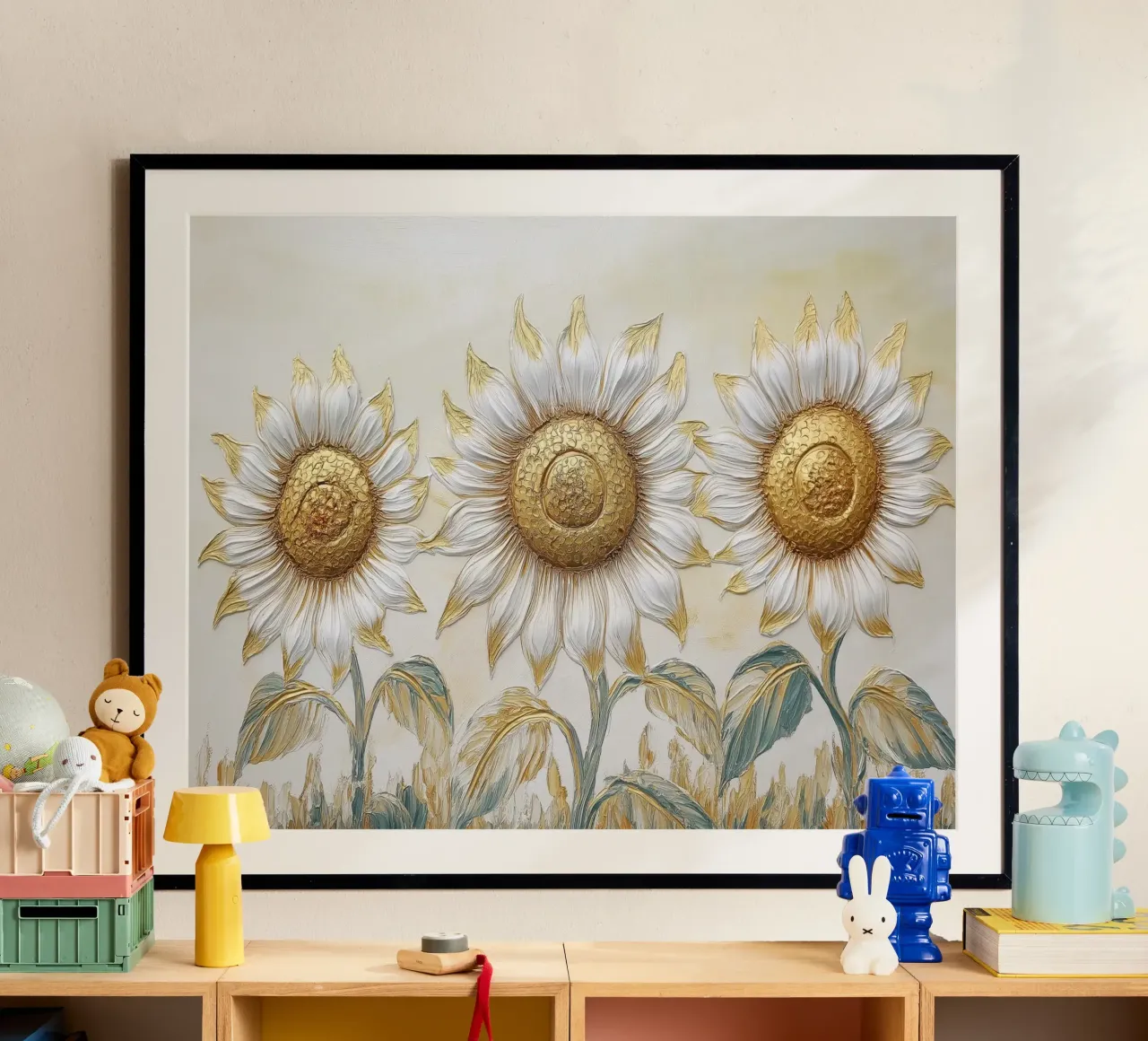 Girasoli, astratto poster da Imagine
