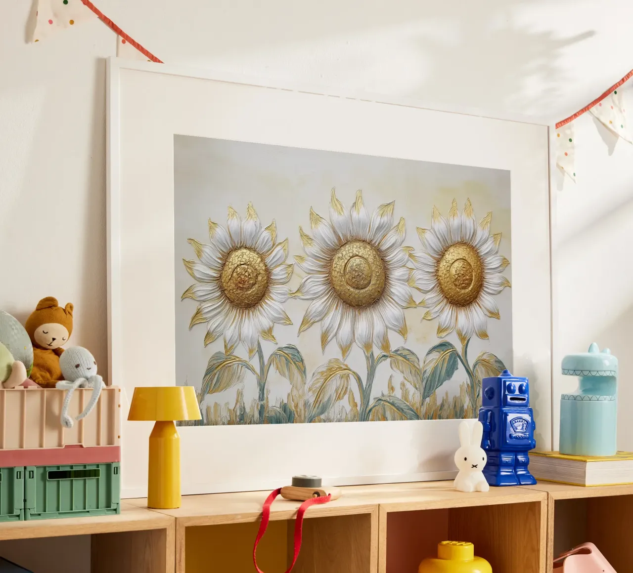 Girasoli, astratto poster da Imagine