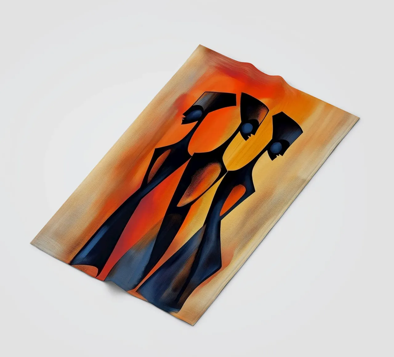 Astratto africano coperta in pile da Imagine
