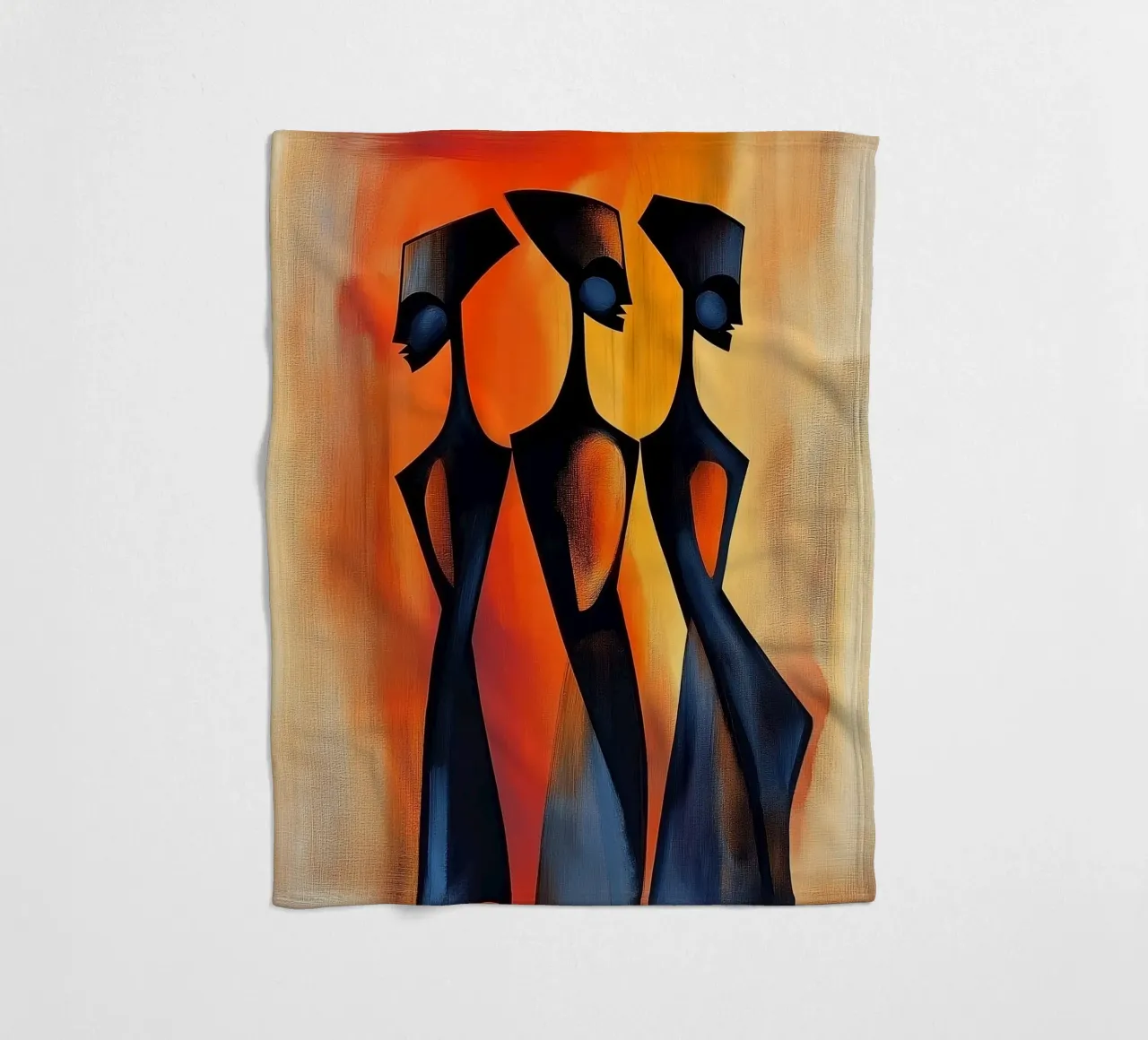 Astratto africano coperta in pile da Imagine