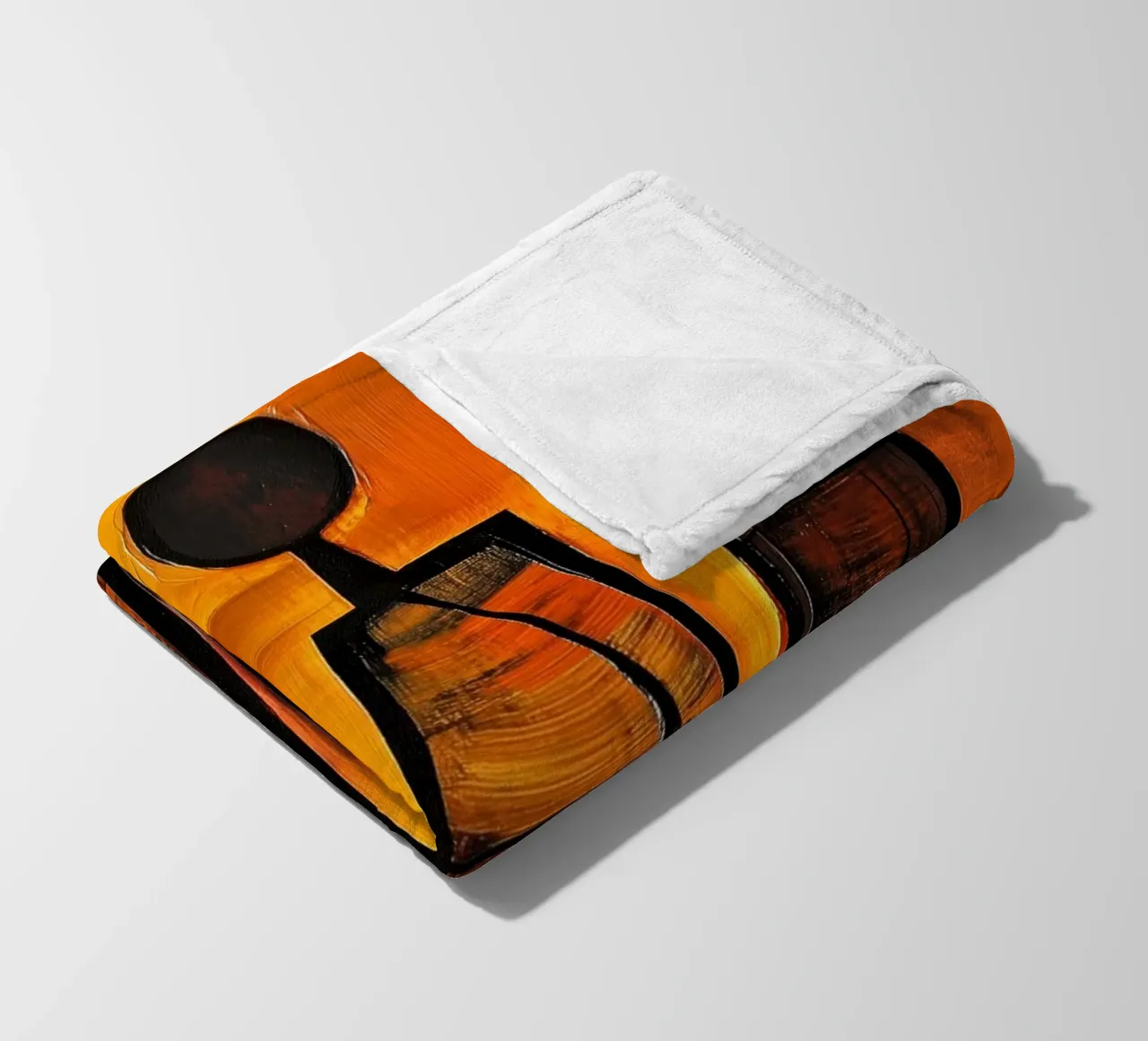 African people abstractly fleece blanket by Imagine