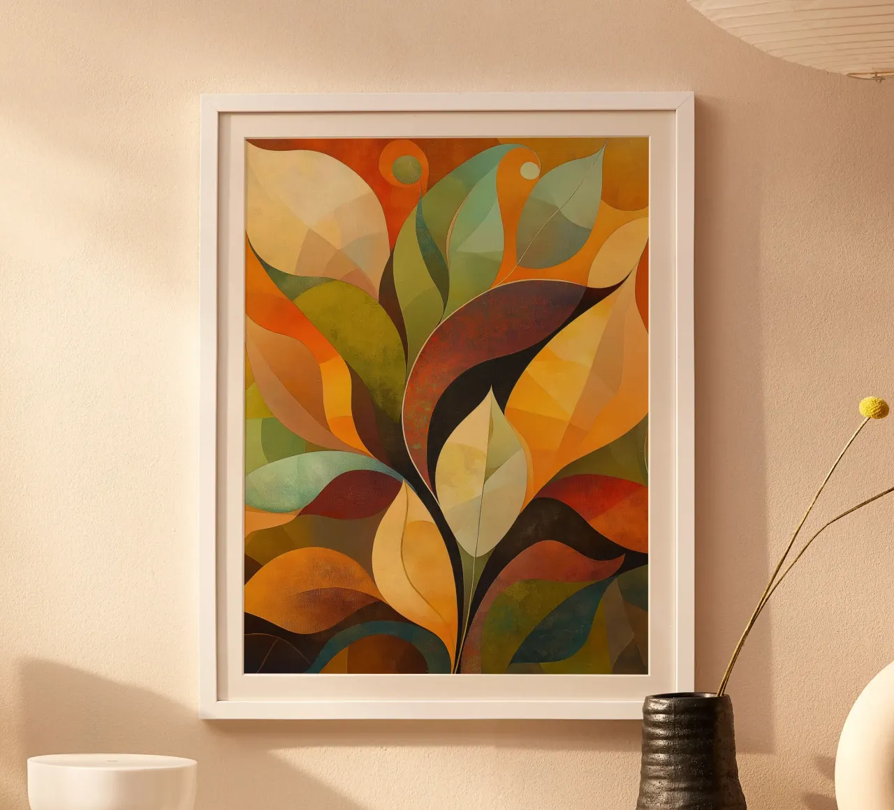 Abstract blad hahnemühle by Imagine