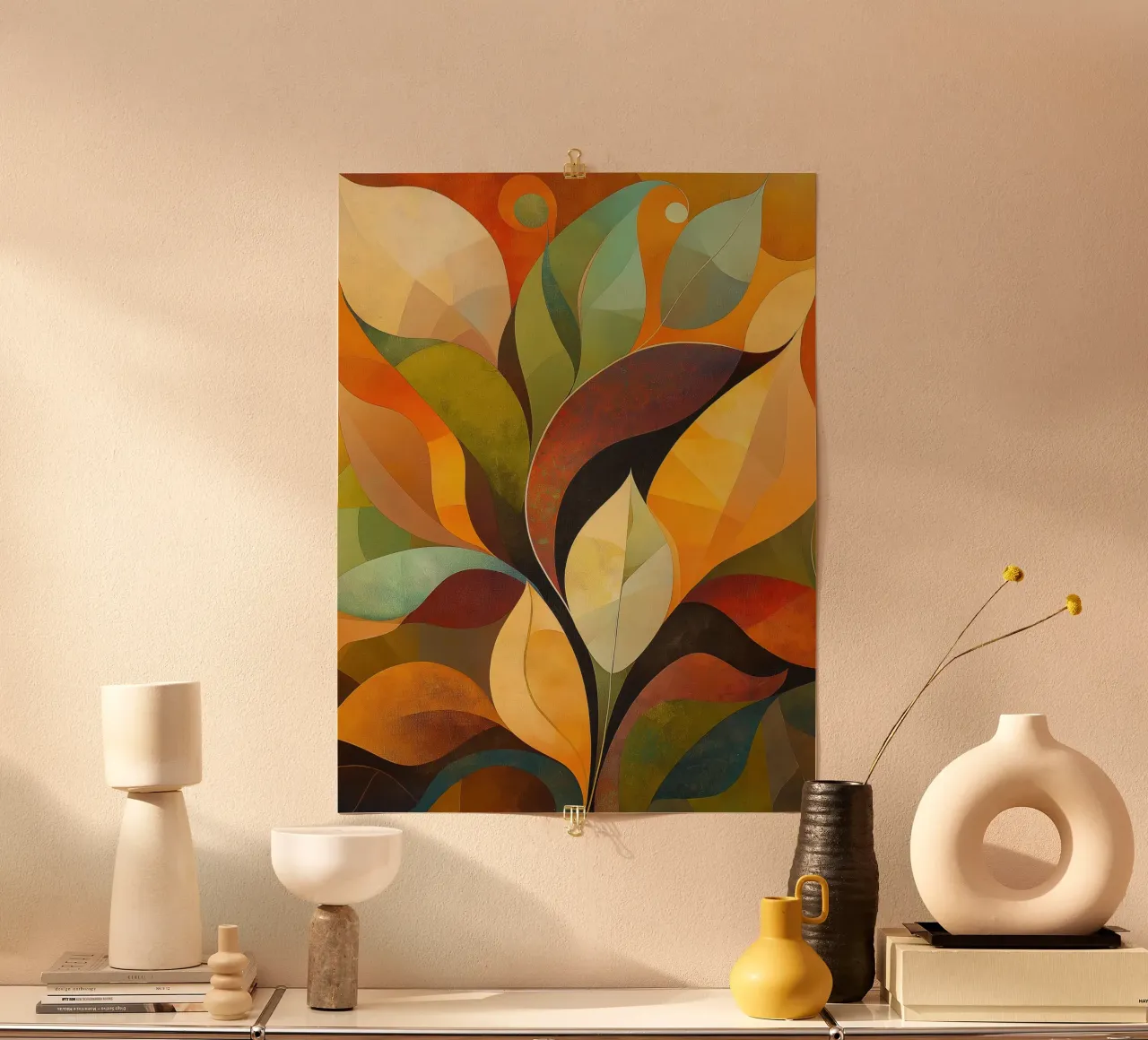 Abstract blad hahnemühle by Imagine