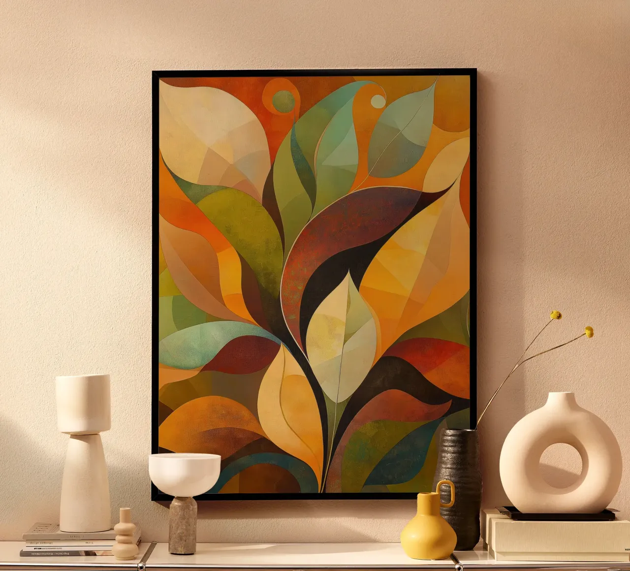 Abstract blad hahnemühle by Imagine