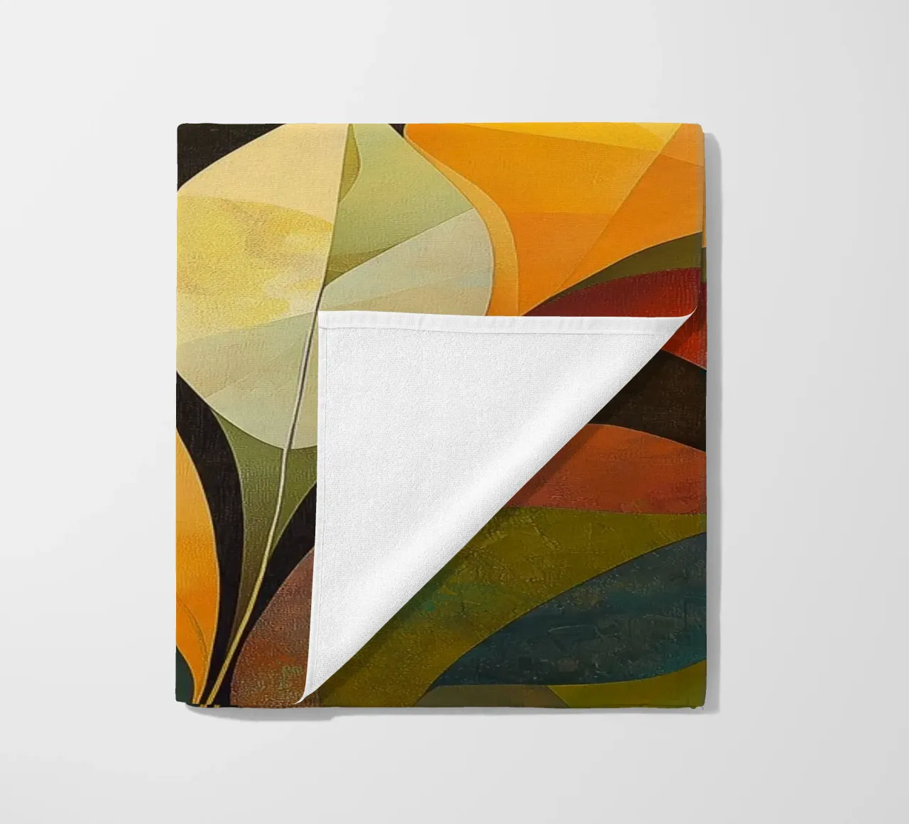 Abstract blad strandhanddoek van Imagine